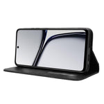 Custodia per telefono in pelle con trama retrò con fibbia magnetica, For Realme C65 4G, For Realme GT Neo5 SE