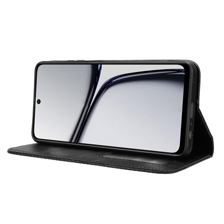 Custodia per telefono in pelle con trama retrò con fibbia magnetica, For Realme C65 4G, For Realme GT Neo5 SE