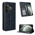 Custodia in pelle con fibbia magnetica per Realme 13+ 5G e modelli compatibili