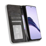 Custodia in pelle con fibbia magnetica per Realme 13+ 5G e modelli compatibili