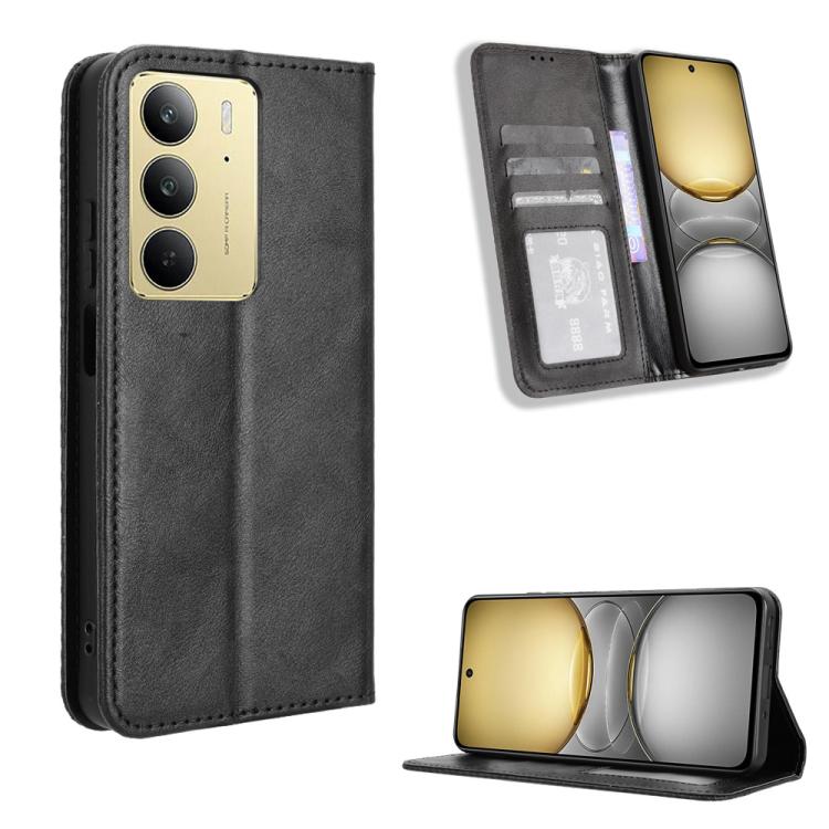 Custodia in pelle con fibbia magnetica per Realme GT7 Pro