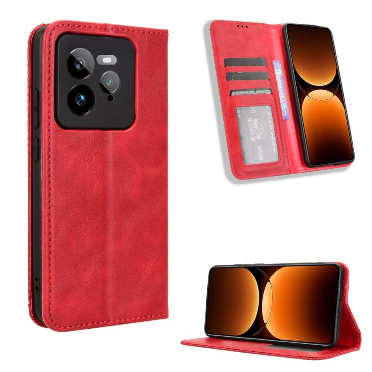 Custodia in pelle con fibbia magnetica per Realme GT7 Pro