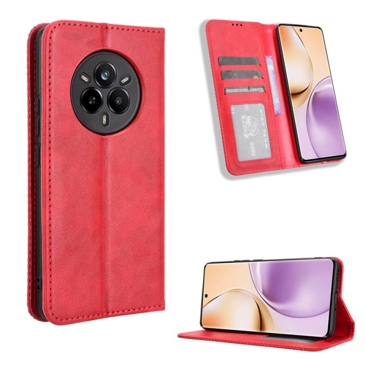Custodia in pelle con fibbia magnetica per Realme GT7 Pro