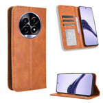 Custodia in pelle con fibbia magnetica per Realme GT7 Pro