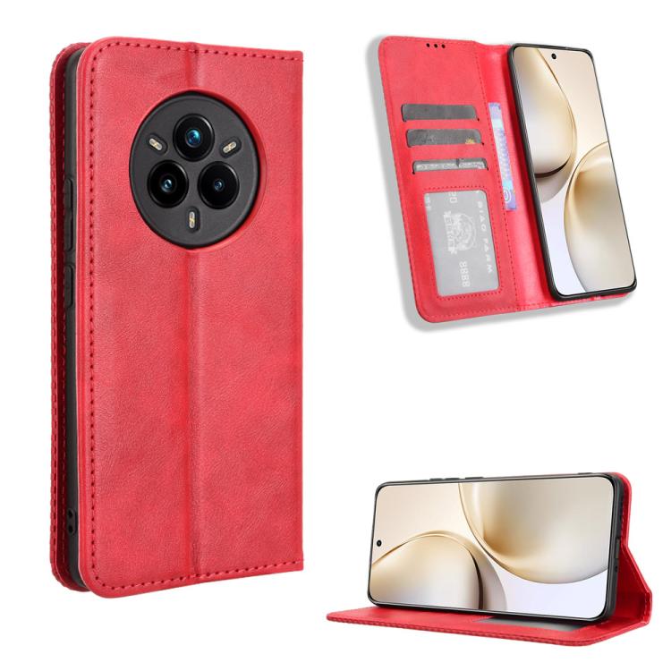 Custodia in pelle con fibbia magnetica per Realme GT7 Pro