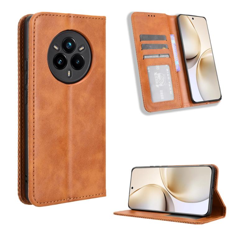 Custodia in pelle con fibbia magnetica per Realme GT7 Pro