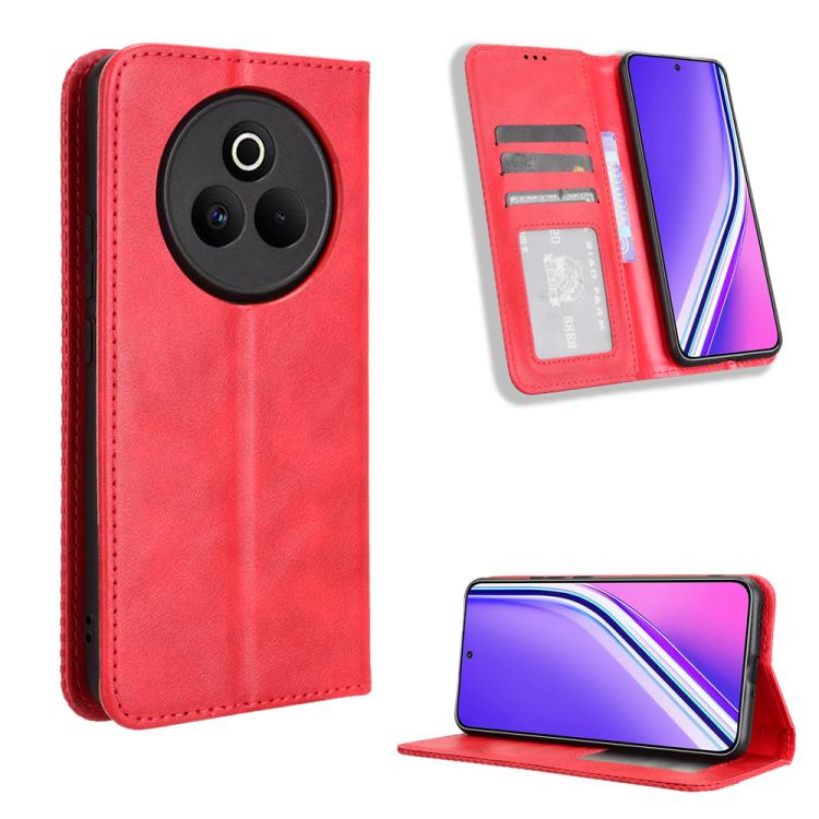 Custodia in pelle con fibbia magnetica per Realme GT7 Pro