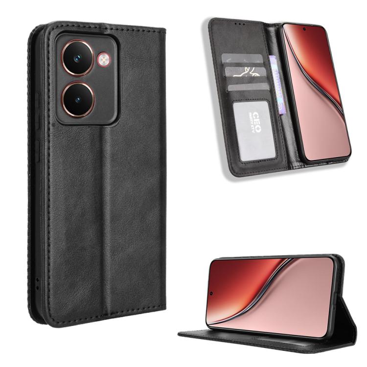 Custodia in pelle con fibbia magnetica per Realme C71 4G e modelli compatibili