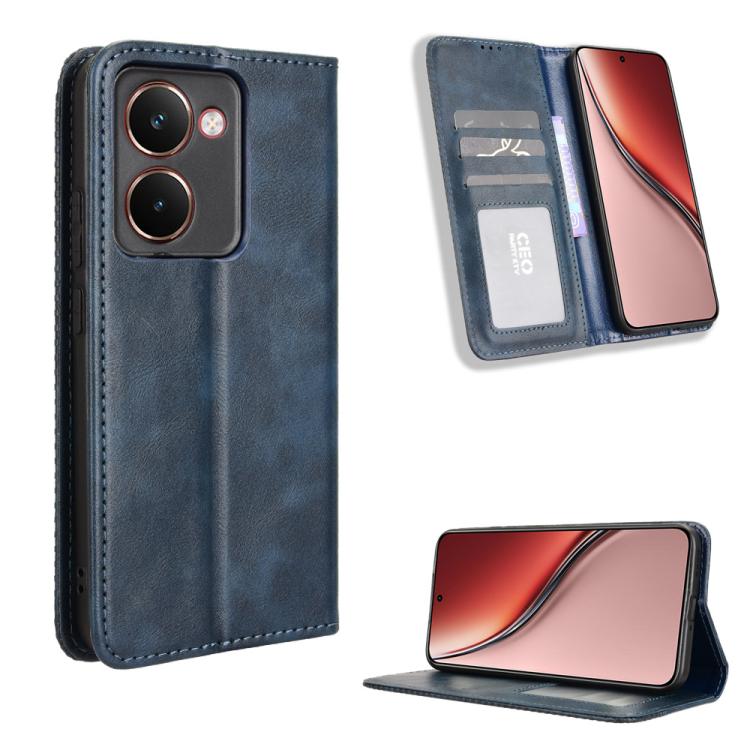 Custodia in pelle con fibbia magnetica per Realme C71 4G e modelli compatibili