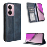 Custodia in pelle con fibbia magnetica per Realme C71 4G e modelli compatibili