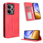 Custodia in pelle con fibbia magnetica per Realme C71 4G e modelli compatibili