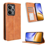 Custodia in pelle con fibbia magnetica per Realme C71 4G e modelli compatibili
