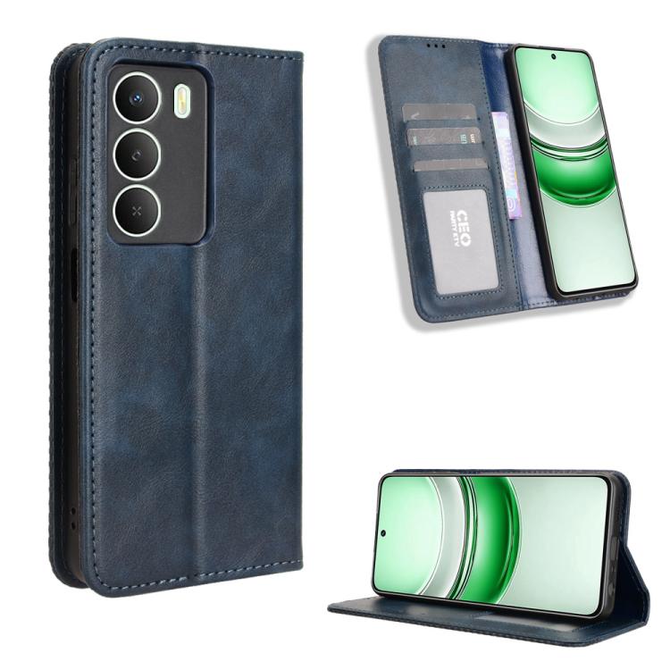 Custodia in pelle con fibbia magnetica per Realme C71 4G e modelli compatibili