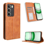 Custodia in pelle con fibbia magnetica per Realme C71 4G e modelli compatibili