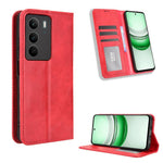 Custodia in pelle con fibbia magnetica per Realme C71 4G e modelli compatibili
