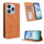 Custodia in pelle con fibbia magnetica per Realme P4 Pro 5G