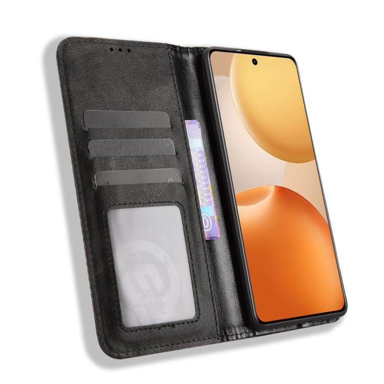Custodia in pelle con fibbia magnetica per Realme P4 Pro 5G