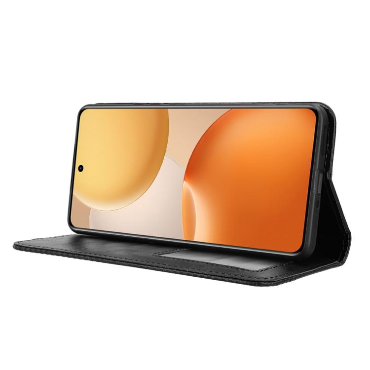 Custodia in pelle con fibbia magnetica per Realme P4 Pro 5G