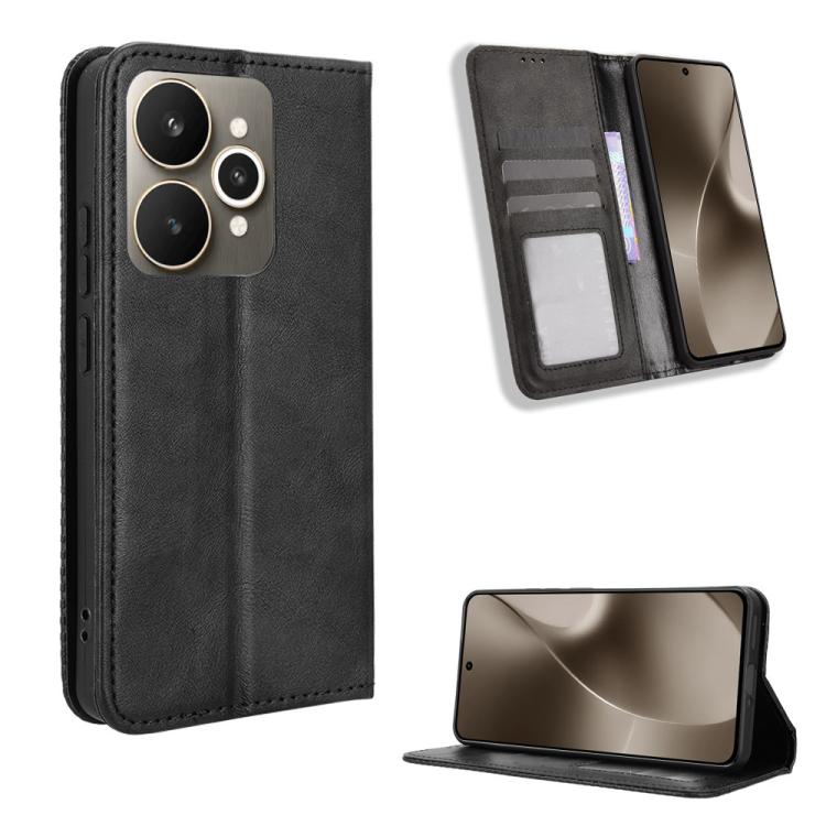 Custodia in pelle con fibbia magnetica per Realme P4 Pro 5G