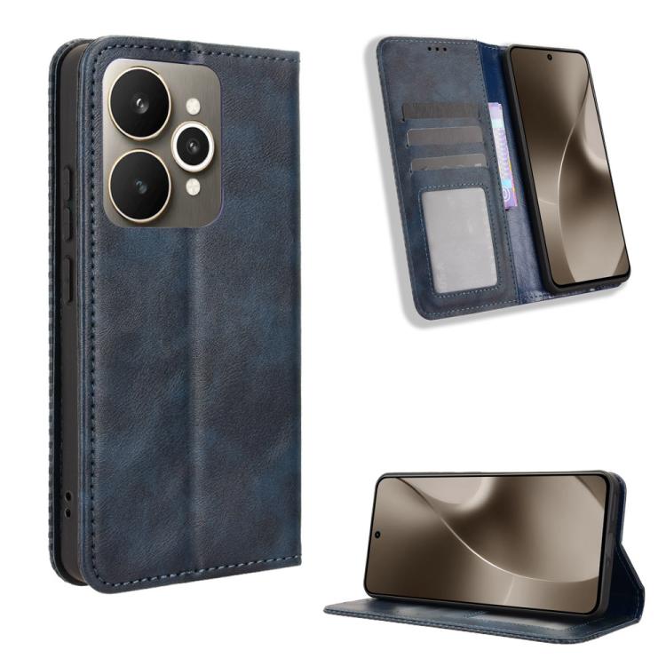 Custodia in pelle con fibbia magnetica per Realme P4 Pro 5G