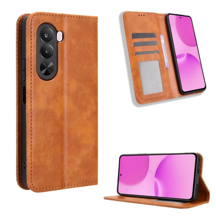 Custodia in pelle con fibbia magnetica per Realme 16 5G