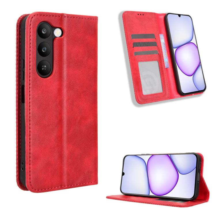 Custodia in pelle con fibbia magnetica per Realme 16T 5G