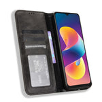 Custodia in pelle con fibbia magnetica per TCL 50 LE