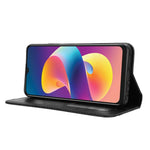 Custodia in pelle con fibbia magnetica per TCL 50 LE