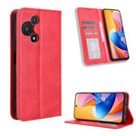 Custodia per telefono in pelle con trama retrò con fibbia magnetica, For TCL 60 SE NxtPaper 5G, For TCL 60 NxtPaper, For TCL 605 / 60 SE, For TCL 60R 5G, For TCL 503, For TCL 50 NxtPaper 5G / 50 Pro NxtPaper 5G