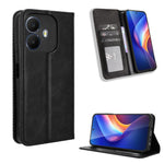 Custodia per telefono in pelle con trama retrò con fibbia magnetica, For TCL K70 5G / K70 XE, For TCL K70 SE T453D, For TCL K70 4G / K70 Power 4G, For TCL NxtPaper 70 Pro 5G, For TCL K32 5G / K33 5G, For TCL NxtPaper 60 Ultra 5G