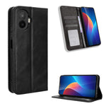 Custodia per telefono in pelle con trama retrò con fibbia magnetica, For TCL K70 5G / K70 XE, For TCL K70 SE T453D, For TCL K70 4G / K70 Power 4G, For TCL NxtPaper 70 Pro 5G, For TCL K32 5G / K33 5G, For TCL NxtPaper 60 Ultra 5G