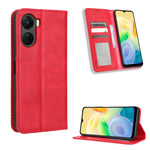 Custodia per telefono in pelle con trama retrò con fibbia magnetica, For vivo Y78 Plus, For vivo Y16 / iQOO Z7i, For vivo Y100 5G, For vivo Y33T / Y33s / Y21 / Y21s, For vivo Y33T 2023 V2317A