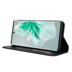 Custodia per telefono in pelle con trama retrò con fibbia magnetica, For vivo V30 5G / V30 Pro 5G, For vivo S18 5G / S18 Pro, For vivo S18e 5G, For vivo X100 Pro 5G, For vivo X100 5G, For vivo V29E / Y200 5G
