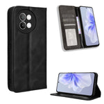 Custodia per telefono in pelle con trama retrò con fibbia magnetica, For vivo V30 5G / V30 Pro 5G, For vivo S18 5G / S18 Pro, For vivo S18e 5G, For vivo X100 Pro 5G, For vivo X100 5G, For vivo V29E / Y200 5G