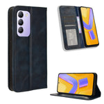Custodia per telefono in pelle con trama retrò con fibbia magnetica, For vivo S19 5G, For vivo Y28 4G, For vivo X100 Ultra 5G, For vivo Y38 5G / Y200i 5G, For vivo Y03 4G, For vivo Y200e 5G / Y100 5G IND