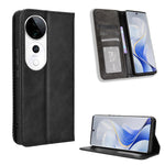 Custodia per telefono in pelle con trama retrò con fibbia magnetica, For vivo V40 Lite 4G / 5G IDN, For vivo V40e 5G / iQOO Z9S 5G, For vivo T3 Pro 5G / iQOO Z9S Pro 5G, For vivo V30e 5G / V40 Lite 5G, For vivo Y58 5G, For vivo S19 Pro 5G / V40 5G
