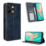 Custodia per telefono in pelle con trama retrò con fibbia magnetica, For vivo S19 5G, For vivo Y28 4G, For vivo X100 Ultra 5G, For vivo Y38 5G / Y200i 5G, For vivo Y03 4G, For vivo Y200e 5G / Y100 5G IND