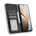 Custodia per telefono in pelle con trama retrò con fibbia magnetica, For vivo V40 Lite 4G / 5G IDN, For vivo V40e 5G / iQOO Z9S 5G, For vivo T3 Pro 5G / iQOO Z9S Pro 5G, For vivo V30e 5G / V40 Lite 5G, For vivo Y58 5G, For vivo S19 Pro 5G / V40 5G