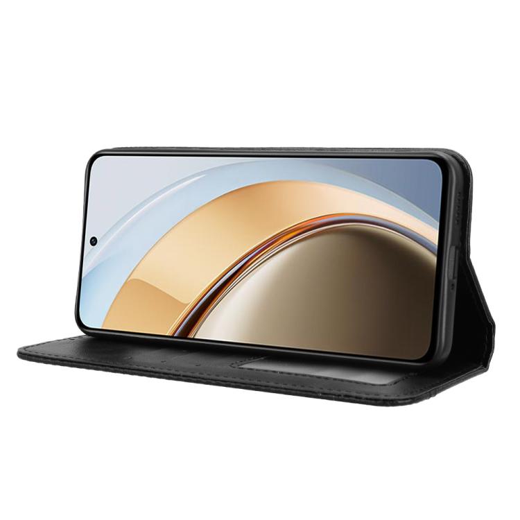 Custodia per telefono in pelle con trama retrò con fibbia magnetica, For vivo V40 Lite 4G / 5G IDN, For vivo V40e 5G / iQOO Z9S 5G, For vivo T3 Pro 5G / iQOO Z9S Pro 5G, For vivo V30e 5G / V40 Lite 5G, For vivo Y58 5G, For vivo S19 Pro 5G / V40 5G
