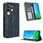 Custodia per telefono in pelle con trama retrò con fibbia magnetica, For vivo X200s 5G, For vivo T4 5G / iQOO Z10 5G Global, For vivo X200 Ultra 5G, For vivo V50 Lite 5G / 4G, For vivo Y39 5G / Y300i, For vivo Y29 4G / T4x 5G