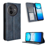 Custodia per telefono in pelle con trama retrò con fibbia magnetica, For vivo X200s 5G, For vivo T4 5G / iQOO Z10 5G Global, For vivo X200 Ultra 5G, For vivo V50 Lite 5G / 4G, For vivo Y39 5G / Y300i, For vivo Y29 4G / T4x 5G