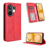Custodia per telefono in pelle con trama retrò con fibbia magnetica, For vivo X300, For vivo V60 Lite 4G / 5G, For vivo Y31 5G 2025, For vivo Y400 4G / 5G / iQOO Z10 Lite 4G, For vivo V60 5G, For vivo X200 FE / S30 Pro mini