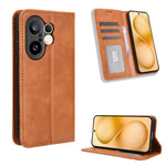 Custodia per telefono in pelle con trama retrò con fibbia magnetica, For vivo X300, For vivo V60 Lite 4G / 5G, For vivo Y31 5G 2025, For vivo Y400 4G / 5G / iQOO Z10 Lite 4G, For vivo V60 5G, For vivo X200 FE / S30 Pro mini