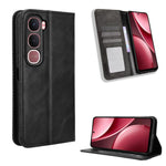Custodia per telefono in pelle con trama retrò con fibbia magnetica, For vivo X300, For vivo V60 Lite 4G / 5G, For vivo Y31 5G 2025, For vivo Y400 4G / 5G / iQOO Z10 Lite 4G, For vivo V60 5G, For vivo X200 FE / S30 Pro mini