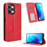 Custodia per telefono in pelle con trama retrò con fibbia magnetica, For vivo iQOO Z11 Turbo 5G / 15R 5G, For vivo Y31d 4G / Y500i 5G, For vivo X300 Ultra, For vivo Y500 Pro 5G, For vivo iQOO 15 5G, For vivo X300 Pro