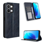 Custodia per telefono in pelle con trama retrò con fibbia magnetica, For vivo iQOO Z11 Turbo 5G / 15R 5G, For vivo Y31d 4G / Y500i 5G, For vivo X300 Ultra, For vivo Y500 Pro 5G, For vivo iQOO 15 5G, For vivo X300 Pro