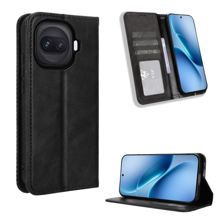 Custodia per telefono in pelle con trama retrò con fibbia magnetica, For vivo iQOO Z11 Turbo 5G / 15R 5G, For vivo Y31d 4G / Y500i 5G, For vivo X300 Ultra, For vivo Y500 Pro 5G, For vivo iQOO 15 5G, For vivo X300 Pro