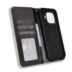 Custodia per telefono in pelle con trama retrò con fibbia magnetica, For vivo iQOO Z11 Turbo 5G / 15R 5G, For vivo Y31d 4G / Y500i 5G, For vivo X300 Ultra, For vivo Y500 Pro 5G, For vivo iQOO 15 5G, For vivo X300 Pro