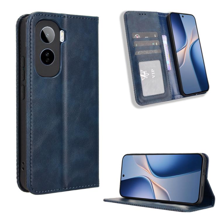 Custodia per telefono in pelle con trama retrò con fibbia magnetica, For vivo S50 Pro mini / X300 FE 5G Russia, For vivo Y600 Pro 5G, For vivo T5 Pro 5G / iQOO Z11 5G, For vivo Y21 5G / Y05 4G, For vivo V70 FE 5G, For vivo V70 5G / V70 Elite 5G