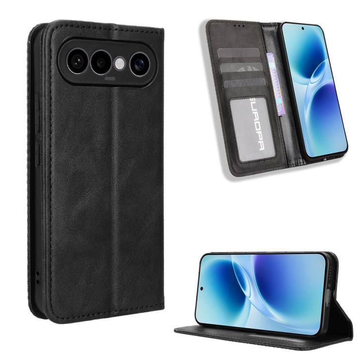 Custodia per telefono in pelle con trama retrò con fibbia magnetica, For vivo S50 Pro mini / X300 FE 5G Russia, For vivo Y600 Pro 5G, For vivo T5 Pro 5G / iQOO Z11 5G, For vivo Y21 5G / Y05 4G, For vivo V70 FE 5G, For vivo V70 5G / V70 Elite 5G